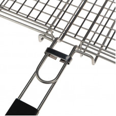 Решетка для барбекю глубокая, 355х355х55 мм, большая СОКОЛ