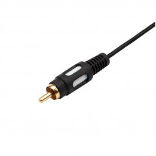 Шнур Стерео 3,5мм 4C - 3 RCA, 1,5м, двухцветный штекер Gold REXANT