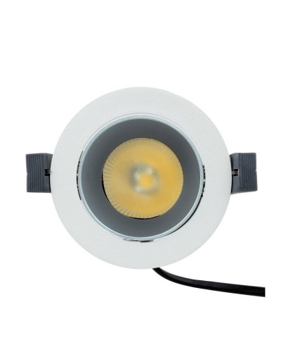 Светильник встраиваемый поворотный REXANT Horeca Dark Light с антиослепляющим эффектом 12 Вт 4000 К LED SILVER