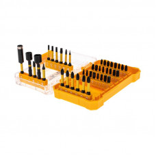 Набор торсионных бит с магнитным держателем и торцевыми головками, пластиковый кейс, 41 шт KRANZ