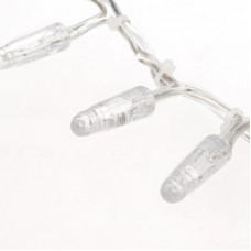 Гирлянда светодиодная Кластер 10м 200 LED БЕЛЫЙ прозрачный ПВХ IP65 постоянное свечение 230В нужен блок 303-500-1 NEON-NIGHT