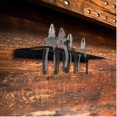 Держатель-органайзер для пассатижей, плоскогубцев или клещей, настенный, черный REXANT