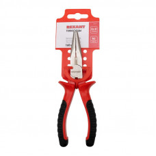 Тонкогубцы 160мм никелированные, двухкомпонентные рукоятки REXANT