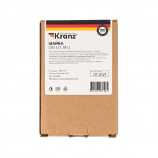 Шайба пружинная DIN 127, M12, короб (50 шт/уп) KRANZ