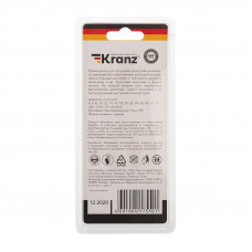 Сверло по металлу ступенчатое 4,0-32,0мм, 102мм, 62 HRC KRANZ