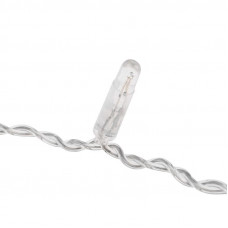 Гирлянда светодиодная Занавес 2x0,8м 160 LED БЕЛЫЙ прозрачный ПВХ IP65 постоянное свечение 230В нужен блок 303-500-1 NEON-NIGHT