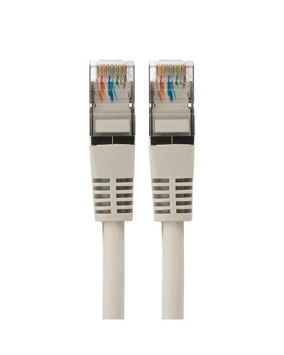 Шнур коммутационный, патч-корд F/UTP RJ45-RJ45, CAT 5e, LSZH серый, 3м REXANT