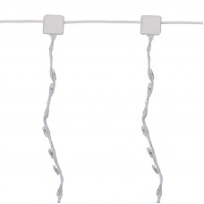 Гирлянда LED - Умный дождь, 3 секции 1x3 м, 4x3 нитей, 30W, 24V, 8 каналов, 672 БЕЛЫХ диода, IP65