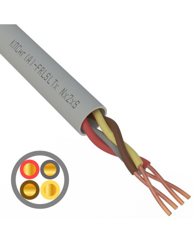 Кабель огнестойкий КПСнг(А)-FRLSLTx 2x2x0,50мм², бухта 200м REXANT