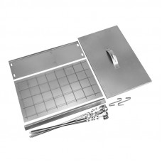 Мангал-коптильня сборный Эконом 400х250х400мм, с 6 шампурами, в гофрокартонной коробке СОКОЛ