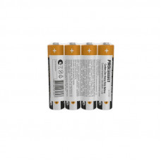 Батарейка солевая ААA/R03, 1,5В, 4 шт, термопленка PROconnect