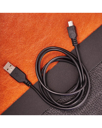 Кабель USB-A – mini USB, 1А, 1м, ПВХ, черный REXANT