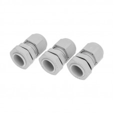 Кабельный ввод PG-9 (4-8мм) серый, комплект (3 шт/уп) REXANT