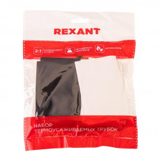 Набор термоусаживаемых трубок №22 ТУТ нг 35/17,5мм, 7 цветов (упак. 21 шт. по 10см) REXANT