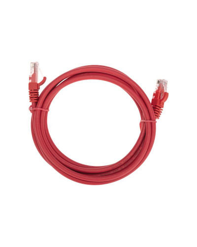 Патч-корд U/UTP, CAT 6, RJ45-RJ45, 26AWG, LSZH, красный, 2м REXANT