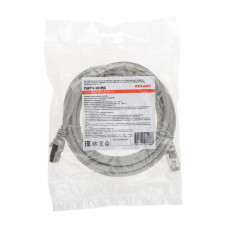 Патч-корд F/UTP, CAT 6, RJ45-RJ45, 26AWG, LSZH, серый, 3м REXANT