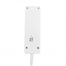 Удлинитель 3 гнезда, 10м, 3х0,75мм², с/з, белый PROconnect