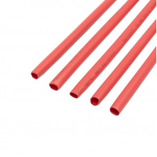 Трубка термоусаживаемая СТТК (3:1) двустенная клеевая 6,0/2,0мм, красная, упаковка 10 шт. по 1м REXANT