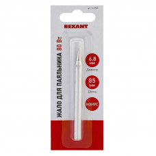 Жало для паяльника долговечное 80Вт, Ø6,8мм, тип конус, блистер REXANT