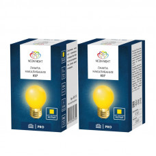 Лампа накаливания, диаметр 45мм, E27, 10Вт, желтая колба, 230В NEON-NIGHT