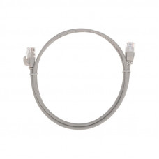 Патч-корд U/UTP, CAT 6A (10G), RJ45-RJ45, 28AWG, LSZH, серый, 1м REXANT