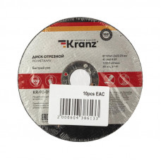 Диск отрезной по металлу 125х1,2х22,23мм KRANZ