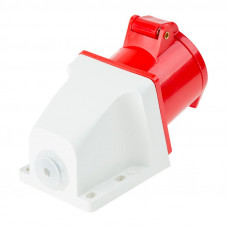 Розетка 124 стационарная 3Р+РЕ 32А 380В IP44 REXANT