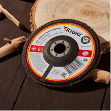 Круг лепестковый торцевой, P60, 150х22,2мм KRANZ