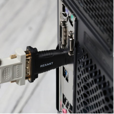 Переходник штекер HDMI - гнездо DVI-I REXANT