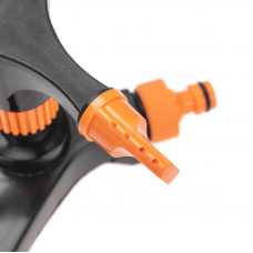 Дождеватель для полива на колесах, круговой, регулируемый ЧЕТЫРЕ СЕЗОНА