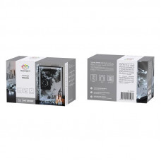 Гирлянда Мишура LED 6 м прозрачный ПВХ, 576 диодов, цвет белый