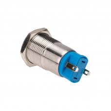 Кнопка антивандальная Ø12 Б/Фикс (2с) OFF-(ON) выпуклая (A12-B2) REXANT