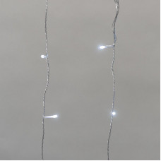 Гирлянда Дождь светодиодный 2х1,5м, эффект мерцания, прозрачный провод, IP44, 230В, диоды БЕЛЫЕ, 150LED NEON-NIGHT