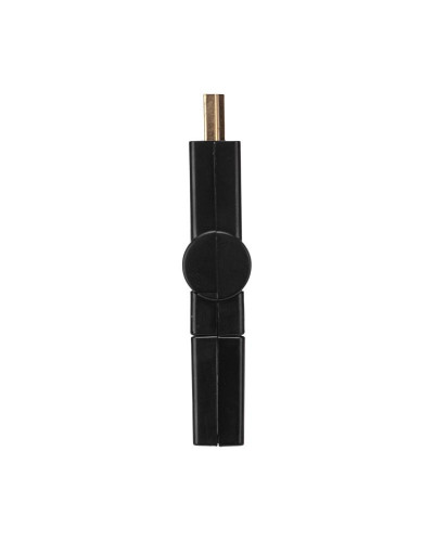 Переходник штекер HDMI - гнездо HDMI, поворотный REXANT