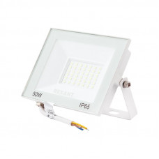 Прожектор светодиодный СДО 50Вт 4000Лм 6500K холодный свет, белый корпус REXANT