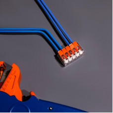 Универсальная компактная клемма СМК 221-415, 5-прoводная до 4,0 мм² (пакет 5 шт/уп) REXANT