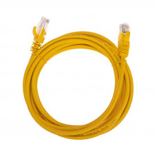 Патч-корд U/UTP, CAT 5e, RJ45-RJ45, 26AWG, LSZH, желтый, 3м REXANT