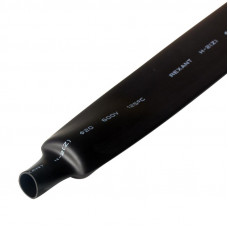 Трубка термоусаживаемая ТУТ нг 20,0/10,0мм, черный, упаковка 10 шт. по 1м REXANT