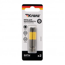 Бита шестигранная для шуруповерта HEX5х50 мм (2 шт./уп.) Kranz
