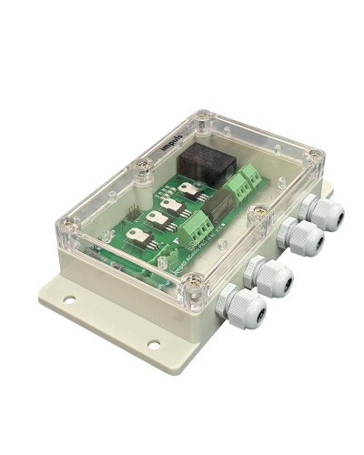 Контроллер iMLamp4D_AC_mini для Белт-Лайта и светодиодных ламп 220В, 1400Вт, 4 канала х 1,6А, ДУ, IP65 ИМПУЛЬС ЛАЙТ
