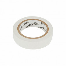 Изолента ПВХ 0,13х15мм, 10м, белая KRANZ