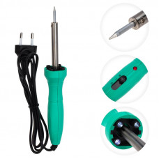 Паяльник долговечное жало, LED подсветка, 40Вт, 220В, блистер REXANT