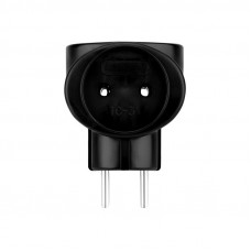 Тройник электрический 6А б/з черный 220 В REXANT