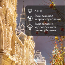 Ретро-лампа светодиодная, диаметр 45мм, E27, 6 LED, 2Вт, ЗЕЛЕНЫЙ, прозрачная колба, 230В NEON-NIGHT