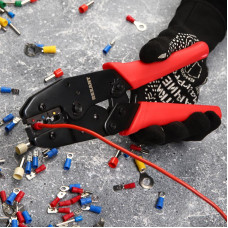 Кримпер HT-301W для обжима изолированных клемм 0,5-6,0мм² REXANT