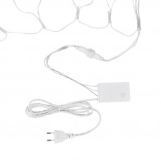 Гирлянда Сеть 2х1,5м, свечение с динамикой, прозрачный ПВХ, 288 LED, 230 В, цвет: Жёлтый