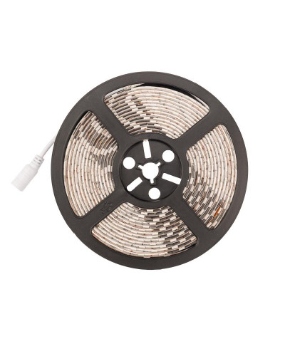 Лента светодиодная 12В, SMD5050, 14,4Вт/м, 60 LED/м, желтый, 10мм, 5м, IP65 LAMPER