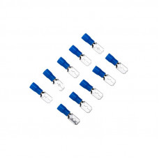 Клемма плоская изолированная РПи-п 2.5-(6.3)/РпИп 2-6-0,8 штекер 6.3 мм 1.5-2.5 мм², синий, в упак. 10 шт. REXANT