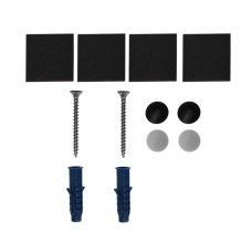 Держатель для шуруповертов настенный, боковой, черный REXANT