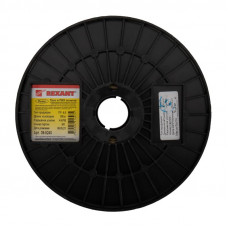 Трос стальной в ПВХ оплетке d=4,0мм, прозрачный (бухта 100м) REXANT